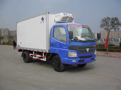 [水]福田4米1冷藏车保温车厂家[ 型号：HYJ5047XLCA  价格： ]